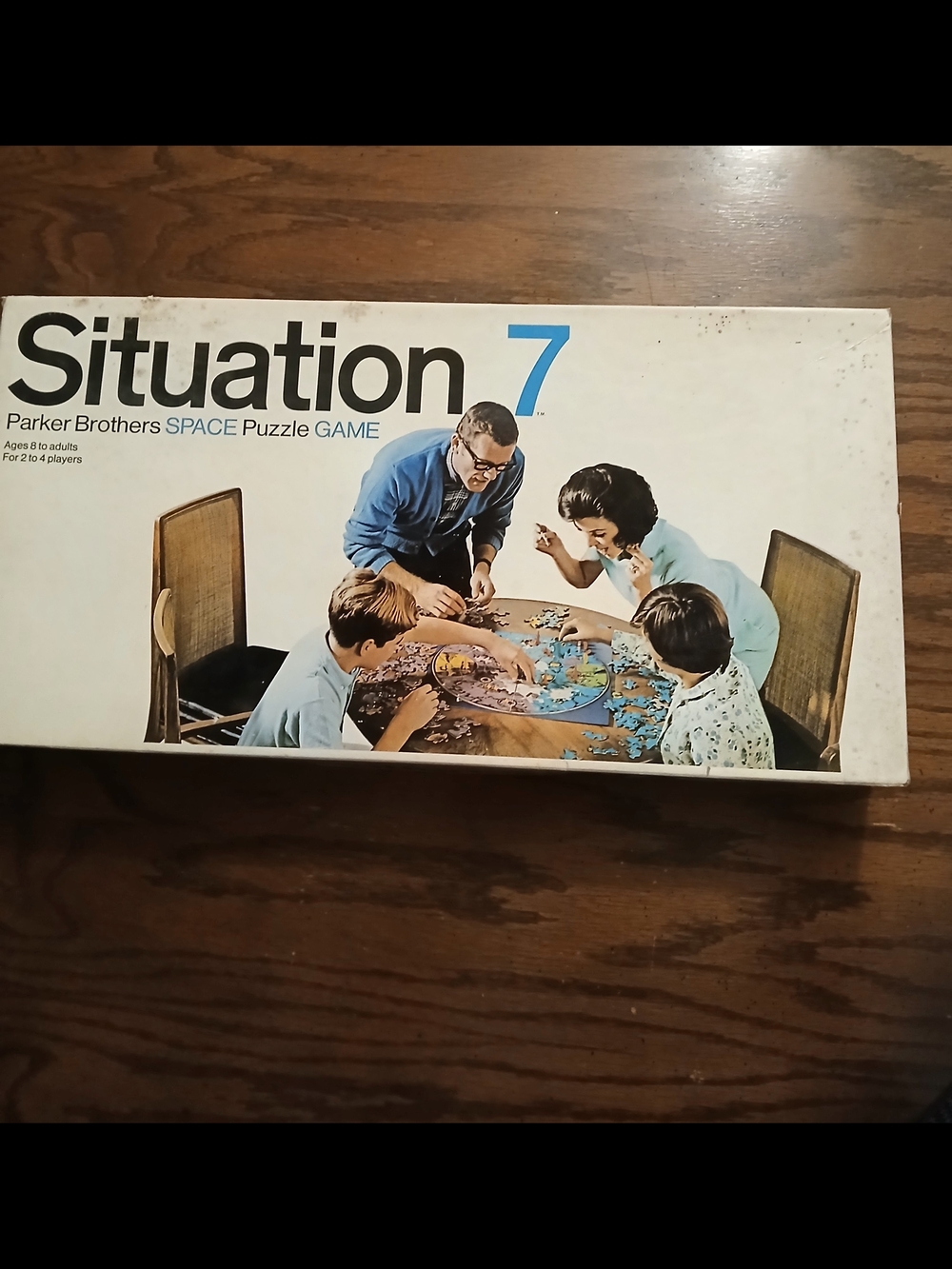 Parker Brothers Situation 7 Kids Puzzle Game - White/Blue Box